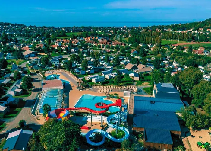 Campingplads Mobil-home 4 Personnes Dans 5 Etoiles Proche De La Houlgate