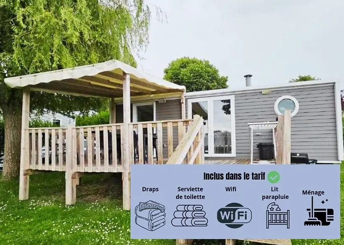 Mobil-home 4 Personnes Dans 5 Etoiles Proche De La Campingplads *